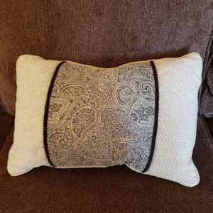 Decorative Accent Reversible Cushion Brown and Beige